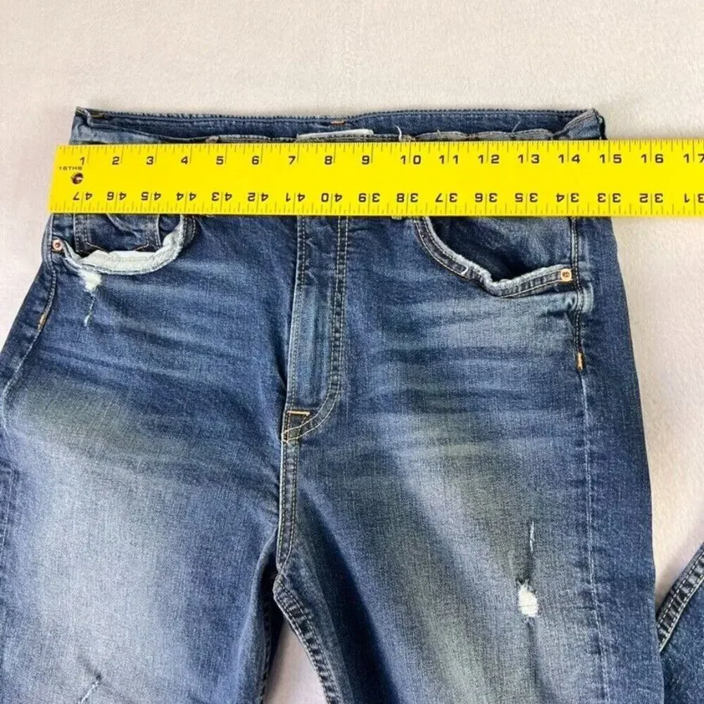 GRLFRND Jeans Women 30 Kendall Stretch High Rise Distressed Skinny Foxfire Wash